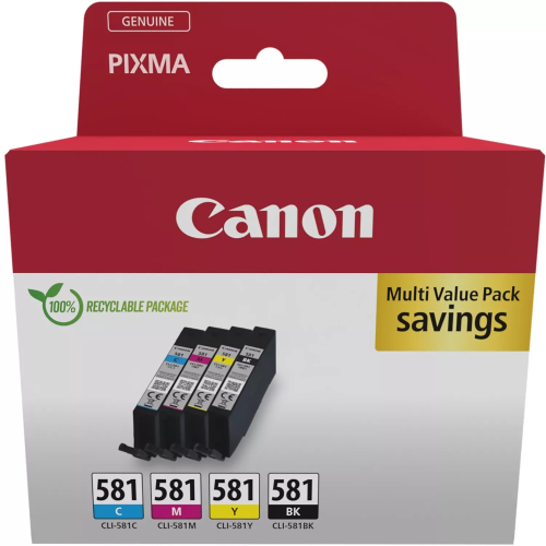 Canon Multi Pack CLI-581 Оriginal, 2008714574679167 — OK Office Canon Multi Pack CLI-581 Оriginal, 2008714574679167