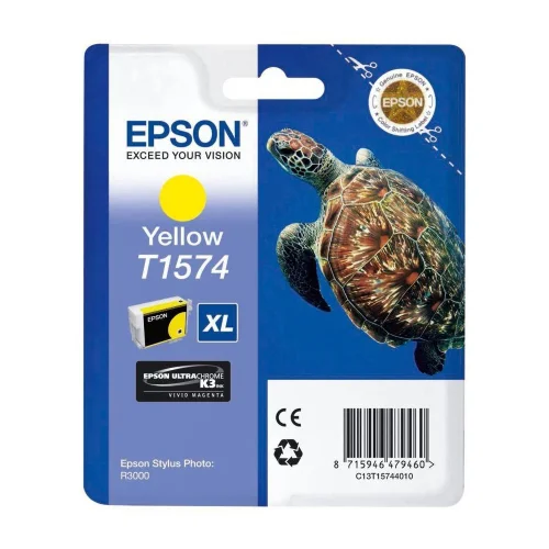 Патрон Epson T1574 Yellow оригинал 25.9ml, 2008715946479460