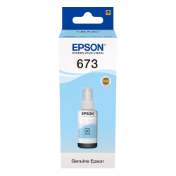 Мастило Epson T6735 L. Cyan 70мл