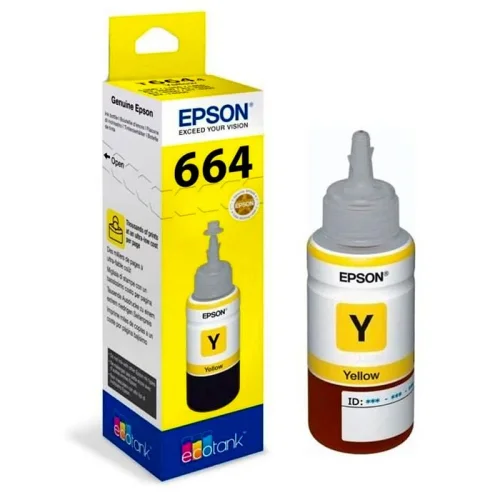 Мастило Epson T6644 Yellow 70мл 6.5k, 1000000010001129