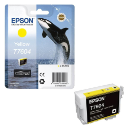 Патрон Epson T7604 Yellow оригинал 25.9мл