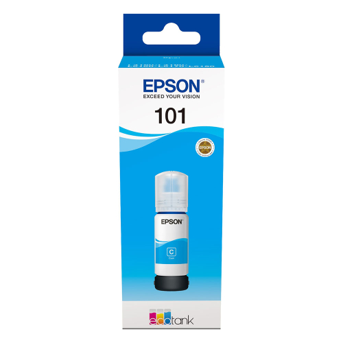 Ink bottle Epson 101 EcoTank Cyan 6k, 1000000000028912 02 