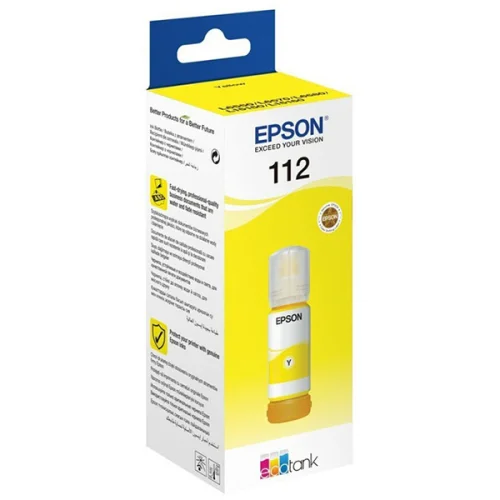 Консуматив Epson 112 EcoTank Yellow 6k, 1000000000038678