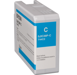 Патрон Epson SJIC36P Cyan оригинал 80ml