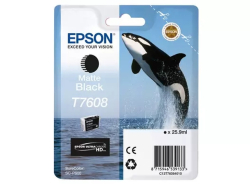 Патрон Epson T7608 Matte Black оригинал 25.9мл