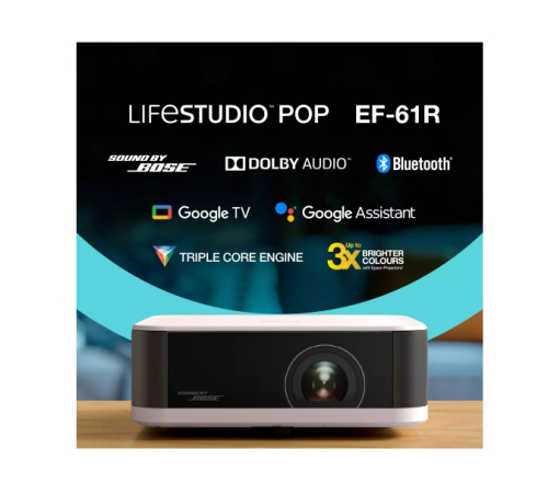 Мултимедиен проектор Epson EF-61R Lifestudio Pop Розов кварц, 2008715946741536 02 