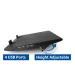 Laptop cooling stand, up to 17', adjustable height (2 positions), 4-port hub, 2008716065491395 06 
