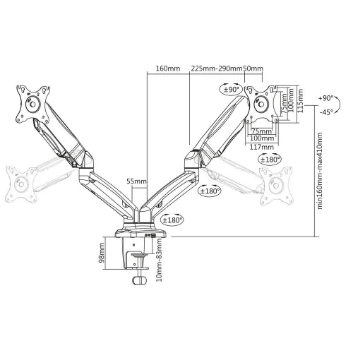 ACT Monitor Stand AC8312, 2008716065491487 04 