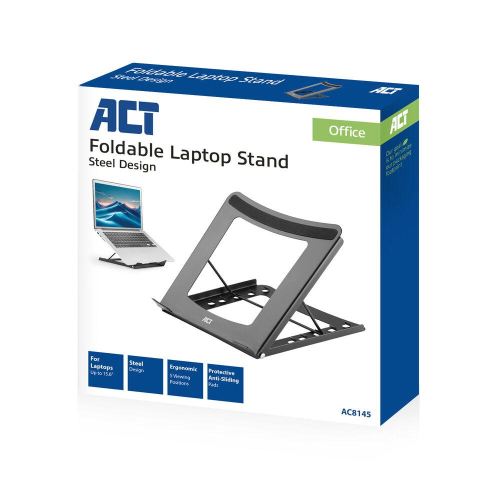 ACT Laptop stand AC8145, Black, 2008716065563337 06  — OK Office ACT Laptop stand AC8145, Black, 2008716065563337 06