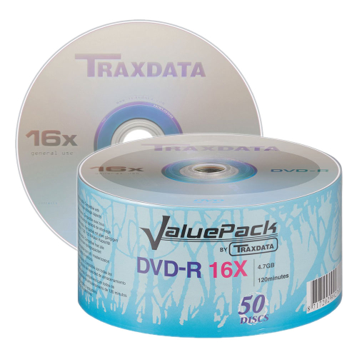DVD-R Traxdata 16X 4.7 GB 50бр, 1000000000049852 02 