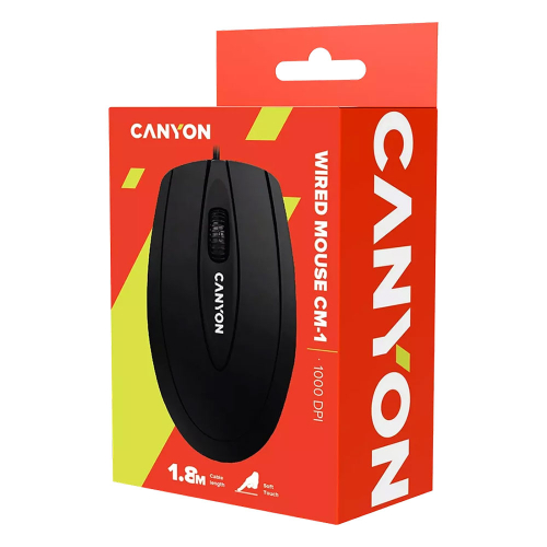 Mouse Canyon CM-1 black USB, 1000000010001655 02 