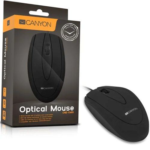 Mouse Canyon CM-1 black USB, 1000000010001655 02 