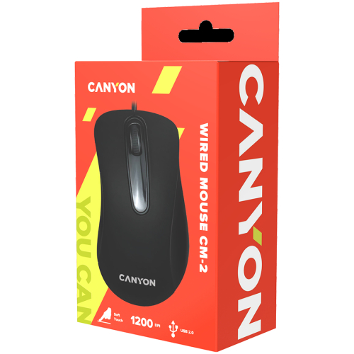Canyon CNE-CMS2 Mouse, Black, 2008717371863999 03  — OK Office Canyon CNE-CMS2 Mouse, Black, 2008717371863999 03