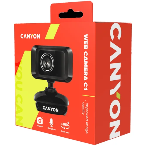 Web камера CANYON CNE-CWC1 1.3MP, 2008717371865191 04 