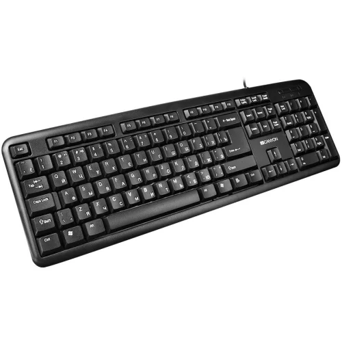 Клавиатура Canyon CKEY01 USB черен, 2008717371865320