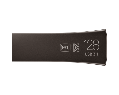 Памет USB 3.1 128GB Samsung BAR Plus тъмно сив, 2008801643230692 07  — OK Office Памет USB 3.1 128GB Samsung BAR Plus тъмно сив, 2008801643230692 07