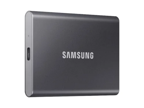 Външен SSD Samsung T7 2000GB USB-C, Сив, 2008806090312380