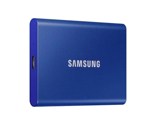 Външен SSD Samsung T7 2000GB USB-C, Син, 2008806090312403