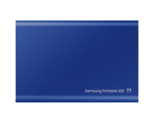 Външен твърд диск Samsung SSD T7, 2TB, син, 2008806090312403 02  — OK Office Външен твърд диск Samsung SSD T7, 2TB, син, 2008806090312403 02