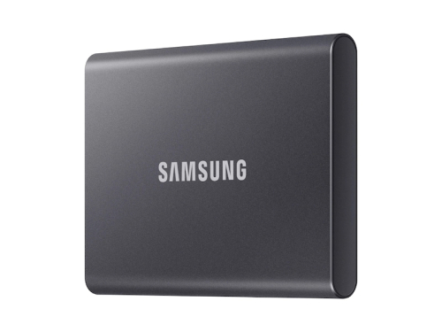 Външен твърд диск Samsung SSD T7, 1TB, сив, 2008806090351679 02  — OK Office Външен твърд диск Samsung SSD T7, 1TB, сив, 2008806090351679 02