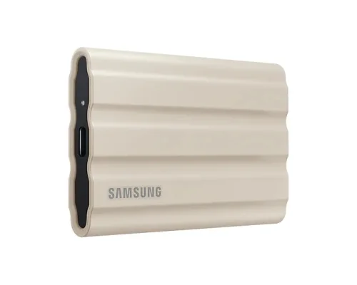 External SSD Samsung T7 Shield, 1TB USB-C, Moonrock Beige, 2008806092968455 02 