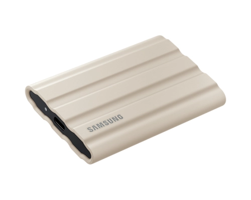 External SSD Samsung T7 Shield, 2TB USB-C, Moonrock Beige, 2008806092968462 03 