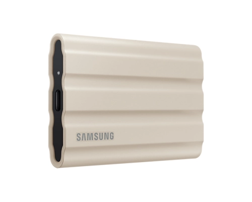External SSD Samsung T7 Shield, 2TB USB-C, Moonrock Beige, 2008806092968462 04 