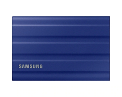 Външен твърд диск Samsung SSD T7 Shield, 1TB, син