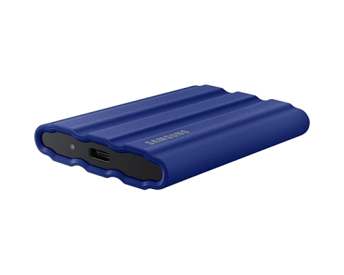 Външен твърд диск Samsung SSD T7 Shield, 2TB, син, 2008806092968486 04  — OK Office Външен твърд диск Samsung SSD T7 Shield, 2TB, син, 2008806092968486 04