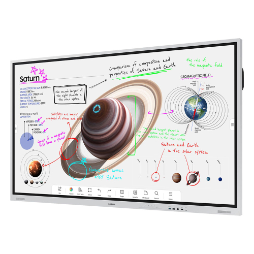 Samsung WM75B interactive display, 75
