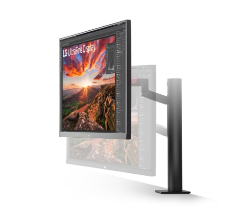 Монитор, LG 32UN880K-B, 31.5' UltraFine Ergo 4K, IPS AG, DCI-P3 95%, 5ms, 350 cd/m2, 1000:1, 3840x2160, HDR 10, USB Type-C 60W, USB, HDMI, DisplayPort, AMD FreeSync, Speaker 5Wx2, LG Switch, Reader Mode, Tilt/Height/Swivel/Pivot/ Extend/Retract, Black, 2008806096227862 03 