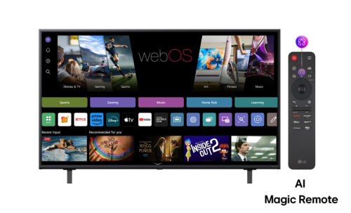 Телевизор, LG 50NANO80A3B, 50' 4K HDR Smart Nano Cell TV, 3840x2160, DVB-T2/C/S2, AI Alpha 7, HDR 10 PRO, webOS 25, ThinQ AI, VRR, ALLM, HGiG, WiFi, Clear Voice, AI Upscaling, Bluetooth, Hdmi e-ARC , CI, LAN, AirPlay2, Chromecast, 2 Pole stand, Black, 2008806096352823 02 