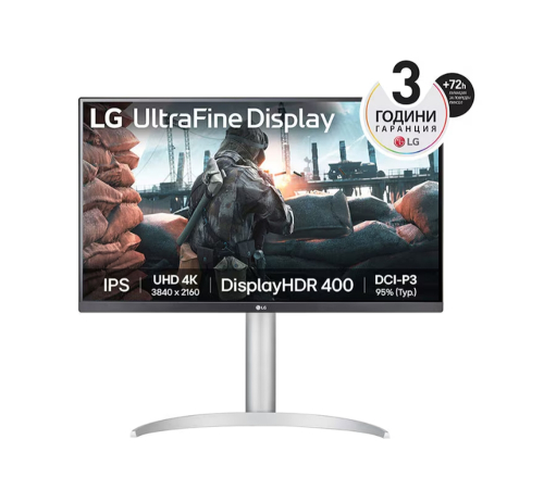 LG Gaming Monitor 27UP650P-W 27' IPS UHD, 2008806096366660 02 