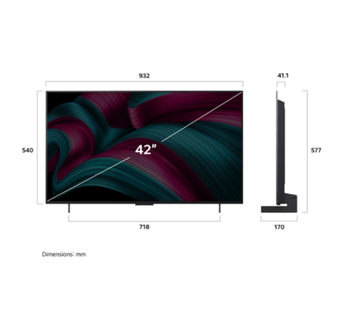 Смарт телевизор LG OLED42C51LA 42' OLED 4K UHD, 2008806096368763 10 