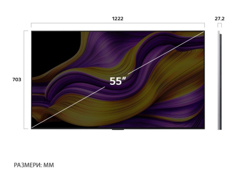 Смарт телевизор LG OLED55G51LW 55' OLED 3840 x 2160, 2008806096408940 04 