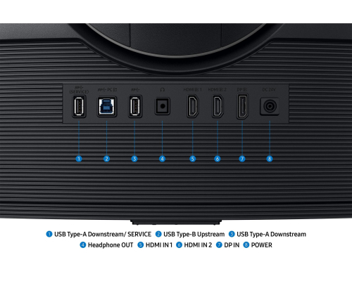 Monitor Samsung Odyssey G7 G75F 37' 3840x2160 Curved, 2008806097438496 08 