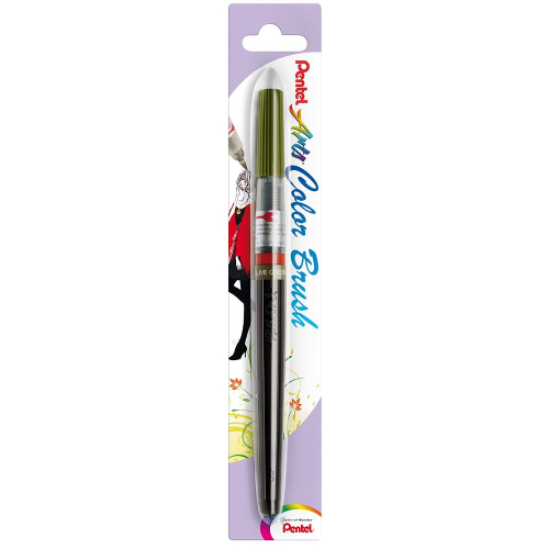 Pentel Arts Color Brush marker olive grn, 1000000000032486 02 