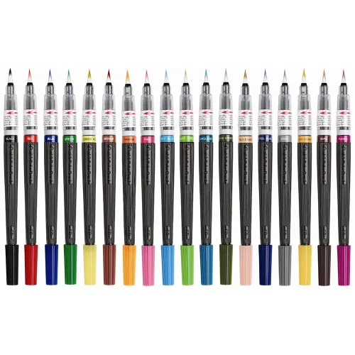 Pentel Arts Color Brush marker olive grn, 1000000000032486 03 