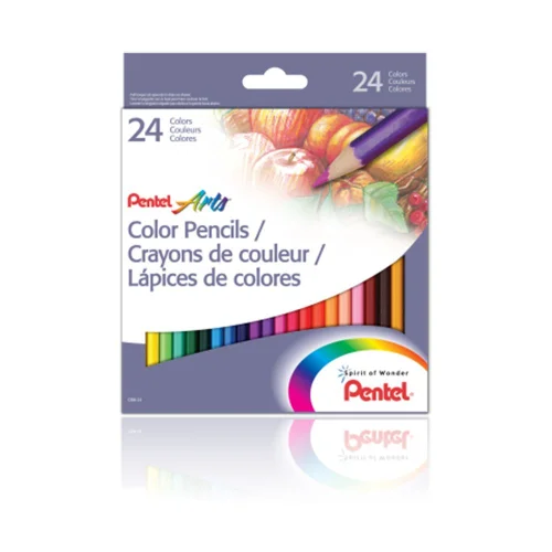 Моливи цветни Pentel Arts 24 цвята, 1000000000026953