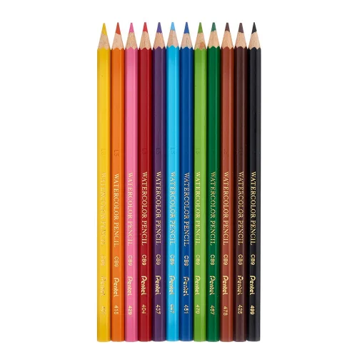 Watercolor Pencils Pentel Arts 12 colors, 1000000000027259 02 