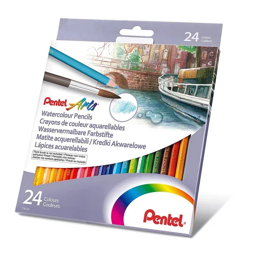 Watercolor Pencils Pentel Arts 24 colors, 1000000000026954
