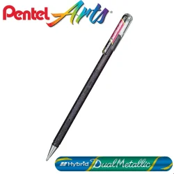 Roller pen Pentel Dual Metallic  1.0 b/r