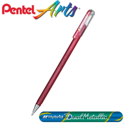 Ролер Pentel Dual Metallic 1.0 рзв/метал