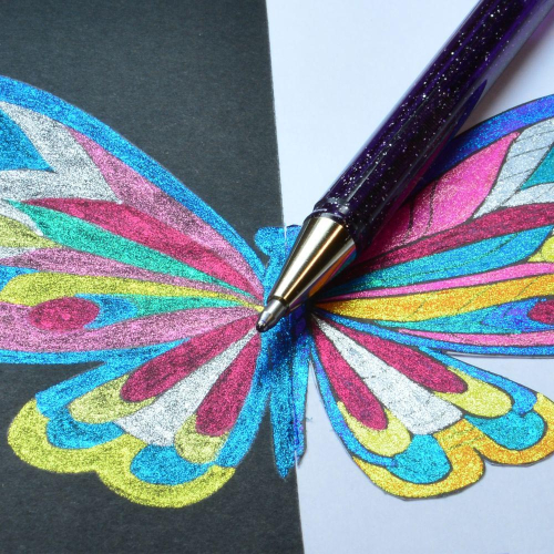 Roller pen Pentel Dual Metallic 1.0 l/bl, 1000000000028630 13 