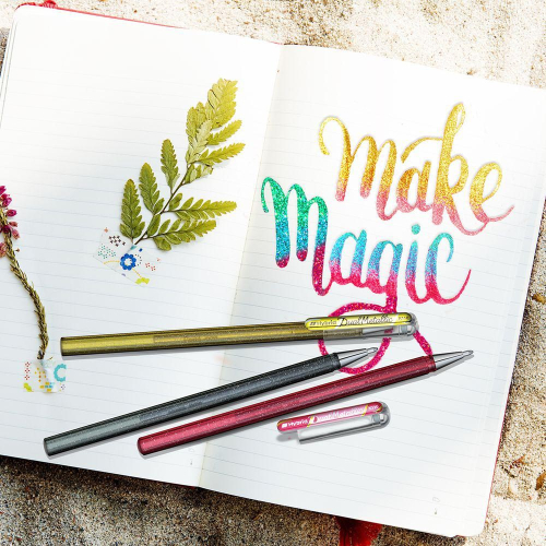 Ролер Pentel Dual Metallic 1.0 златен, 1000000000028631 13 