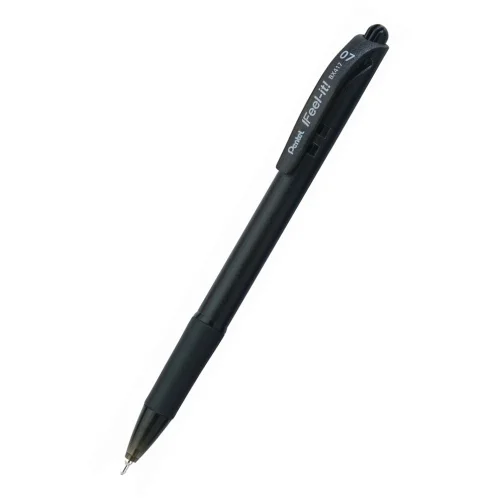 Химикалка Pentel BX417 Feel-It 0.7 черна, 1000000000030599