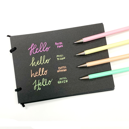 Roller pen Pentel Hybrid Milky 0.8 yell., 1000000000032521 03 