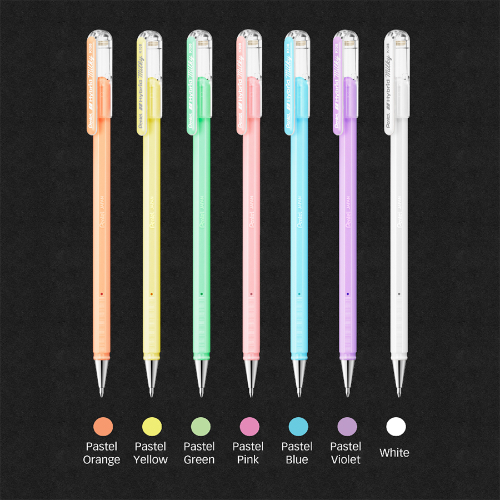 Ролер Pentel Hybrid Milky 0.8 мм син, 1000000000032523 02 