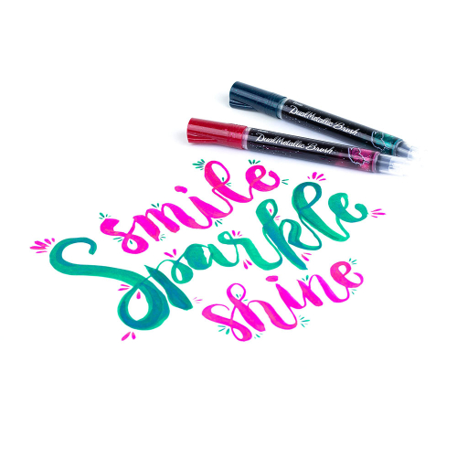 Маркер четка Pentel Dual Metallic злн/си, 1000000000041357 06 