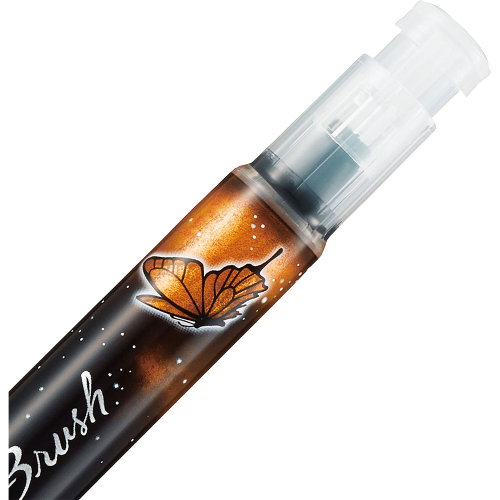 Маркер четка Pentel Dual Metallic орж/жл, 1000000000041358 04 